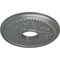 Ekena Millwork Tirana Ceiling Medallion (Fits Canopies up to 4 3/4"), 13 7/8"OD x 3 3/4"ID x 1 1/4"P, Platinum CM13TIPLS - alternate 2